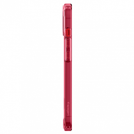 Чехол для iPhone 13 mini гибридный Spigen SGP Ultra Hybrid прозрачно-красный