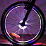 Подсветка для колес велосипеда аккумуляторная 4 режима D600R разноцветная