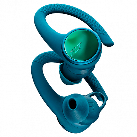 Наушники беспроводные Bluetooth Plantronics BackBeat Fit 3200 вакуумные с микрофоном для спорта синие