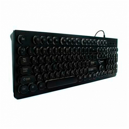 Клавиатура Gembird KB-240L USB с подсветкой влагозащитная игровая черная