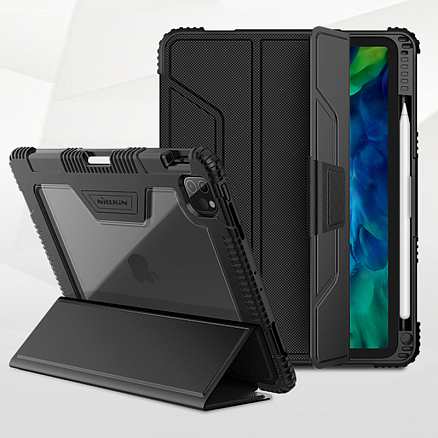 Чехол для iPad Pro 11, Pro 11 2020, Pro 11 2021 гибридный Nillkin Bumper черный