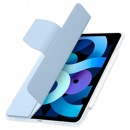 Чехол для iPad Air 2020, 2022 книжка Spigen Ultra Hybrid Pro голубой