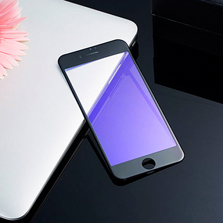 Защитное стекло для iPhone 6, 6S на весь экран противоударное Remax Gener Anti-Blue Light 3D черное