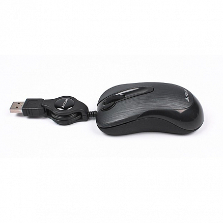Мышь проводная USB оптическая A4Tech N-60F-1 черная