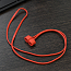 Шнурок для наушников AirPods силиконовый магнитный Nova Handy красный