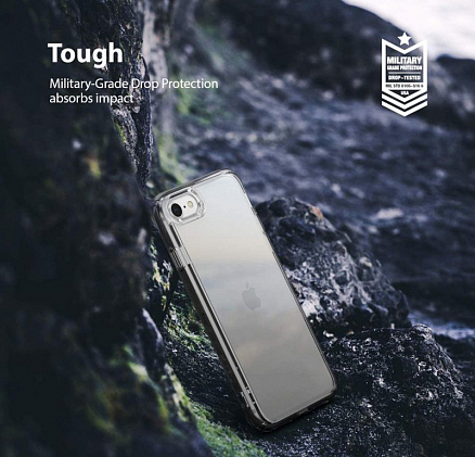 Чехол для iPhone 7, 8, SE 2020, SE 2022 гибридный Ringke Fusion прозрачный