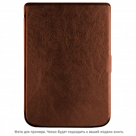 Чехол для PocketBook 632, 616, Touch Lux 4 627 кожаный Nova-06 Original коричневый