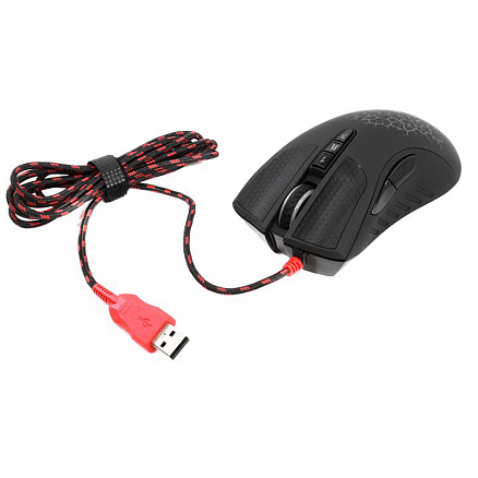 Мышь проводная USB лазерная A4Tech Bloody Blazing AL9 9 кнопок 8200 dpi игровая черная