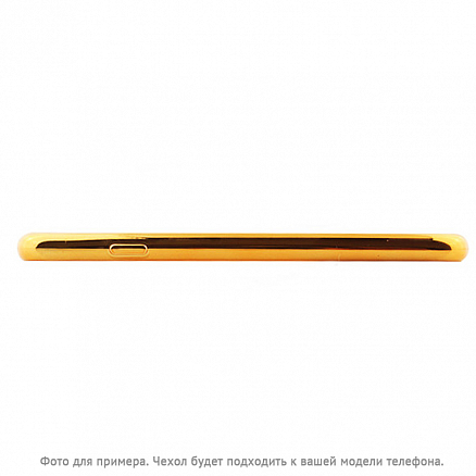 Чехол для iPhone 5, 5S, SE гелевый GreenGo Electroplate Сhess прозрачно-золотистый
