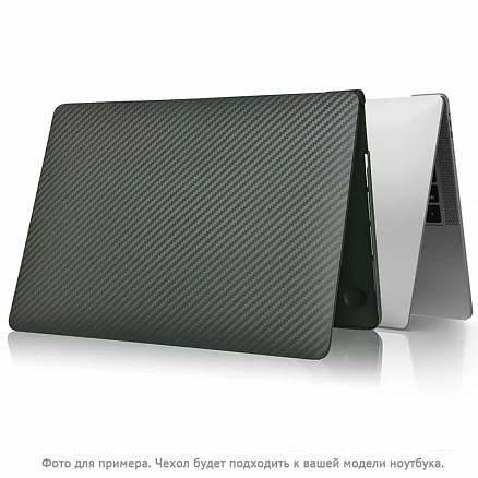 Чехол для Apple MacBook Pro 13 Touch Bar A1706, A1989, A2159, A2251, A2289, A2338, Pro 13 A1708 пластиковый тонкий WiWU iKavlar зеленый