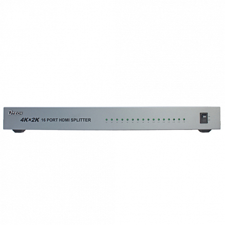 HDMI Splitter (разветвитель) на 16 портов 4Kx2K (1 HDMI вход на 16 HDMI выходов) Dtech DT-7416