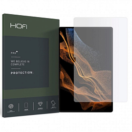 Защитное стекло для Samsung Galaxy Tab S8 Ultra 14.6 SM-X900, SM-X906 на весь экран Hofi Glass Pro+ черное