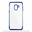 Чехол для iPhone XS Max гелевый GreenGo Plating Soft прозрачно-синий