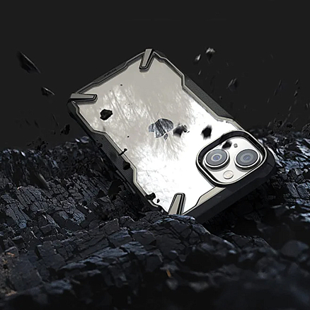 Чехол для iPhone 14 Plus гибридный Ringke Fusion X черный