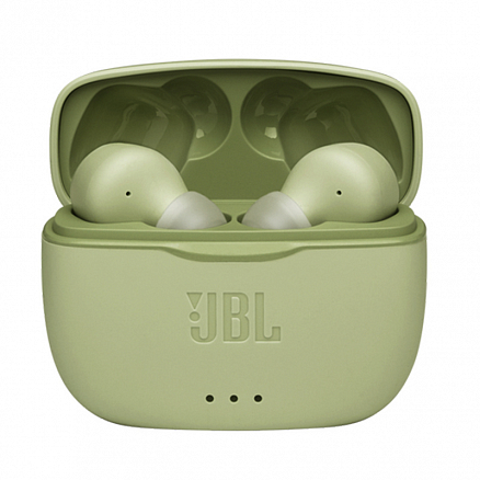 Наушники TWS беспроводные JBL Tune 215 вакуумные с микрофоном зеленые
