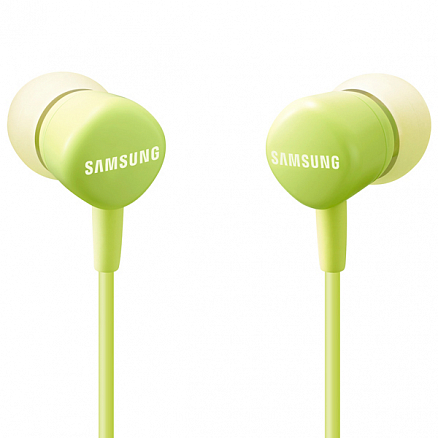 Наушники Samsung EO-HS1303 вакуумные с микрофоном и пультом зеленые