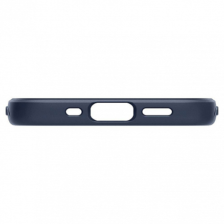 Чехол для iPhone 12 Mini гелевый Spigen SGP Liquid Air темно-синий