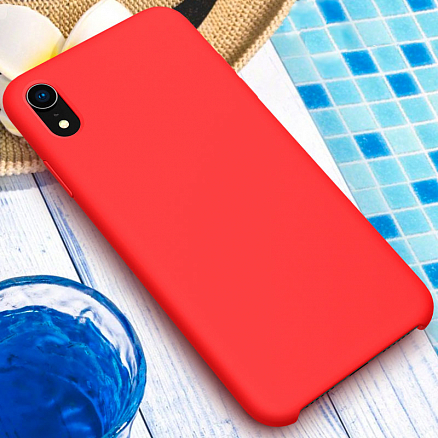 Чехол для iPhone XR силиконовый Nillkin Flex Pure красный