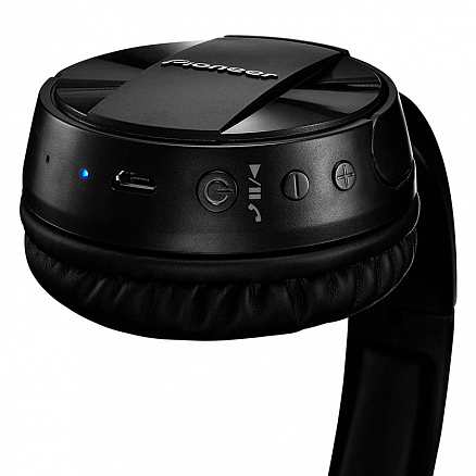 Наушники беспроводные Bluetooth Pioneer SE-MJ553BT накладные с микрофоном складные черные