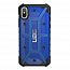 Чехол для iPhone X, XS гибридный для экстремальной защиты Urban Armor Gear UAG Plasma синий