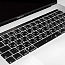 Накладка на клавиатуру защитная для Apple MacBook Pro 13 Touch Bar A1706, A1989, A2159, Pro 15 Touch Bar A1707, A1990 EU (русские буквы) черная