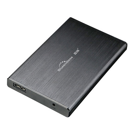 Корпус для внешнего жесткого диска 2.5 дюйма USB 3.0 Blueendless черный