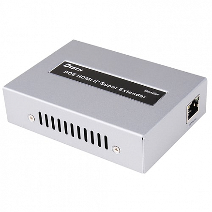 Удлинитель HDMI (HDMI Extender) PoE до 120 метров по витой паре Dtech DT-7047 питание по Ethernet
