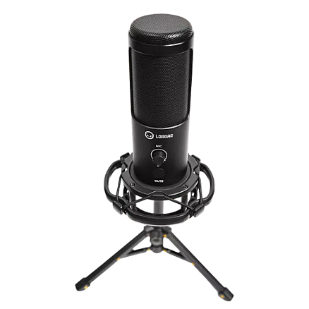 Микрофон для стрима с поп-фильтром Lorgar Voicer 721 черный
