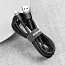 Кабель Type-C - USB 2.0 для зарядки 2 м 2А плетеный Baseus Cafule черно-серый