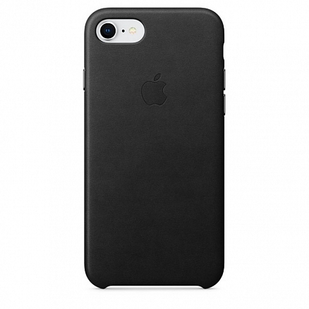 Чехол для iPhone 7, 8 из натуральной кожи оригинальный Apple MQH92ZM черный