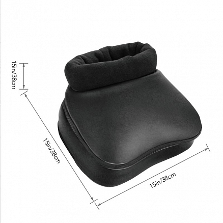 Массажер для стоп и массажная подушка 2-в-1 Шиацу с подогревом и вибрацией Naipo MGF-1005