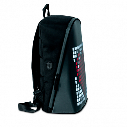 Умный рюкзак Divoom Pixoo с LED экраном и отделением для ноутбука до 13 дюймов черный
