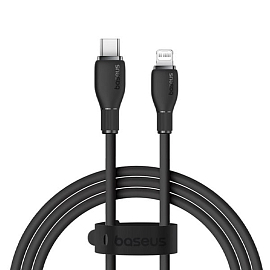 Кабель Type-C - Lightning для зарядки iPhone 1,2 м 20W Baseus Pudding P10355701111-00 черный Кабель Type-C - Lightning для зарядки iPhone 1,2 м 20W Baseus Pudding P10355701111-00 черный