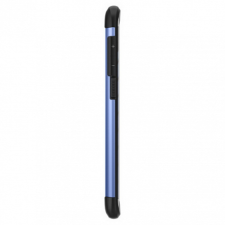 Чехол для Samsung Galaxy S8 G950F гибридный тонкий Spigen SGP Slim Armor черно-голубой