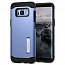Чехол для Samsung Galaxy S8+ G955F гибридный тонкий Spigen SGP Slim Armor черно-голубой