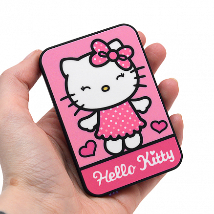 Внешний аккумулятор OTL компактный 5000мАч (ток 2.1А) - Hello Kitty