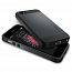Чехол для iPhone 5, 5S, SE гибридный тонкий Spigen SGP Slim Armor черно-графитовый