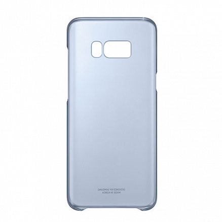Чехол для Samsung Galaxy S8+ G955F оригинальный Clear Cover EF-QG955CLEG прозрачно-голубой