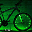 Подсветка для колес велосипеда светодиодная A01 зеленая