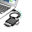  Картридер USB 3.0 универсальный длина 50 см Ugreen CR125 черный