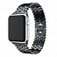 Ремешок-браслет для Apple Watch 42 и 44 мм металлический Nova Fish Scale черный