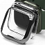 Чехол для Apple Watch 7 45 мм ультратонкий пластиковый Ringke Slim 2 шт. черный + прозрачный