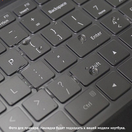 Накладка на клавиатуру защитная для Xiaomi Mi Notebook Air 12.5 прозрачная