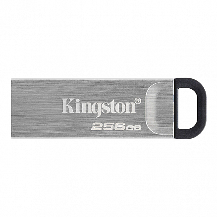 Флешка Kingston DataTraveler Kyson 256GB металл серебристая