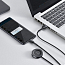 Кабель USB - Type-C 1,5 м 5A 40W с беспроводной зарядкой для Huawei и Honor Watch Baseus Cafule черно-серый