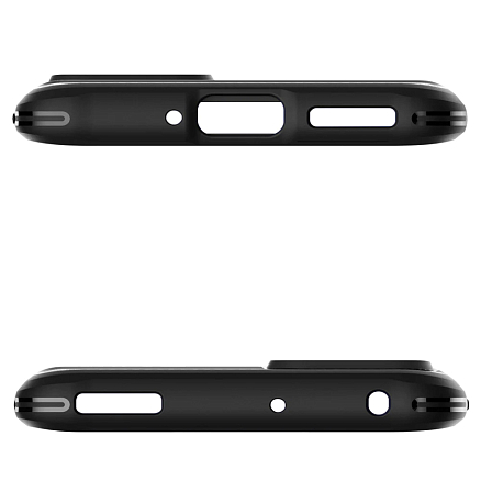 Чехол для Xiaomi 12, 12X гелевый Spigen Rugged Armor черный