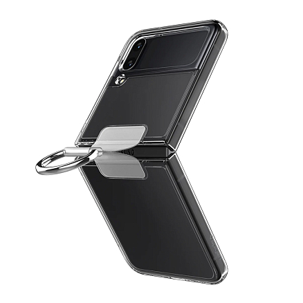 Чехол для Samsung Galaxy Z Flip 4 гибридный Spigen Thin Fit прозрачный