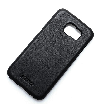 Чехол для Samsung Galaxy S6 из натуральной кожи Agna iPlate Magneat черный