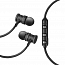 Наушники беспроводные Bluetooth Forever BSH-200 вакуумные с микрофоном для спорта черные