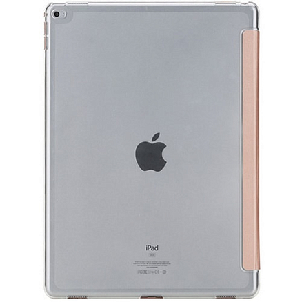 Чехол для iPad Pro книжка с функцией отключения Rock Touch розовое золото